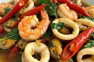 กะเพราทะเล (กับข้าว)