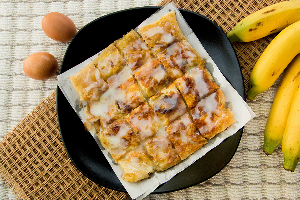 Banana+egg roti โรตีกล้วยไข่