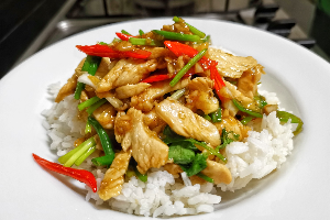 Fried oyster sacue-ผัดน้ำมันหอย