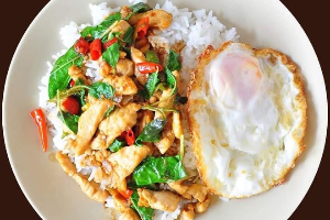 ข้าวกระเพราไก่