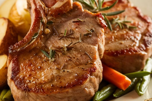 สเต็กหมู Pork chops
