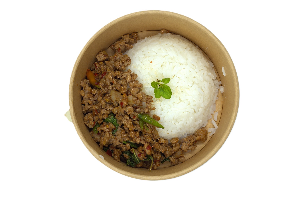 ข้าวกระเพราหมูสับ