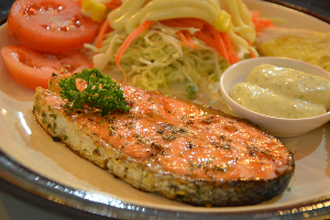 สเต็กปลาแซลมอน