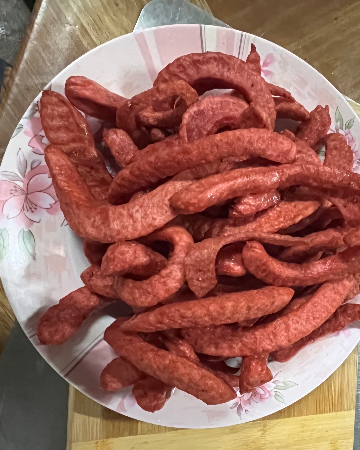 ฮอทด็อกแดงทอด