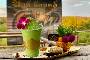 มัทฉะลาเต้ ปั่น ( Matcha Latte Frappe)  