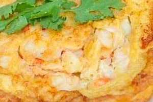 ข้าวไข่เจียวกุ้ง