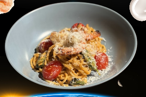 สปาเกตตี้ซอสมันกุ้ง