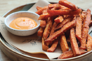 12. Sweet potato Sriracha mayo