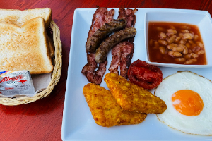English Breakfast - Englisches Fruestueck - อาหาธเช้าแบบอังกฤษ