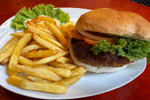 Minced patties roll - Fleischlaibchen Semmel - ไส้สับ