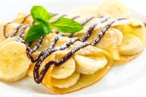 Banana Pancake - Bananen Palatschinken - แพนเค้กกล้วย