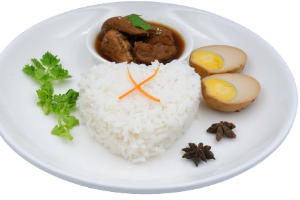 ข้าว ไข่พะโล้หมูตู๋น