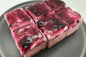 เค้กครีมหน้าบลูเบอร์รี่