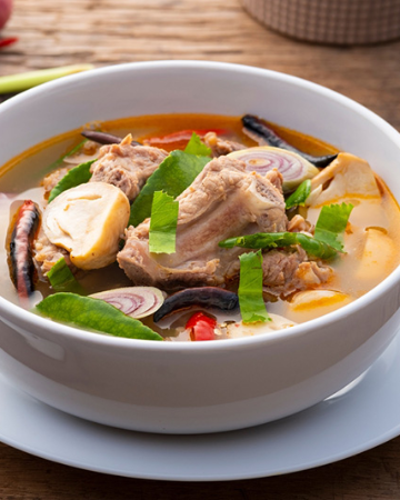 ต้มแซปหมู