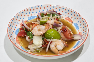 ยำ (กุ้งสุก)