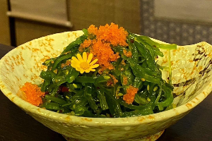 ยำสาหร่ายญี่ปุ่น Japanese Seaweed Salad (Chuka Wakame)