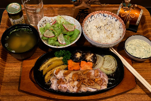 เซต เทปันยากิ ไก่โทริ Tori Chicken Teppanyaki Set