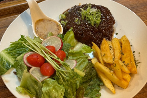 แฮมเบิร์ก หมู Pork Hamburg Steak