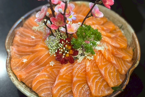 แซลมอน ซาซิมิ 300 กรัม Salmon Sashimi 300 g.