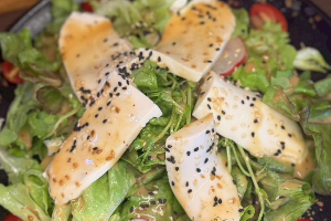 สลัดเต้าหู้ญี่ปุ่น Japanese Tofu Salad