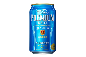 ซันโทรี่ เบียร์พรีเมี่ยมญี่ปุ่น สีฟ้า (เป็นมอลต์ ไม่มีแอลกอฮอล์) 350 มล. กระป๋อง(Can)
