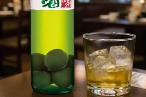 เหล้าบ๊วยชง Plum Liqueur (Mixed/On the Rocks)