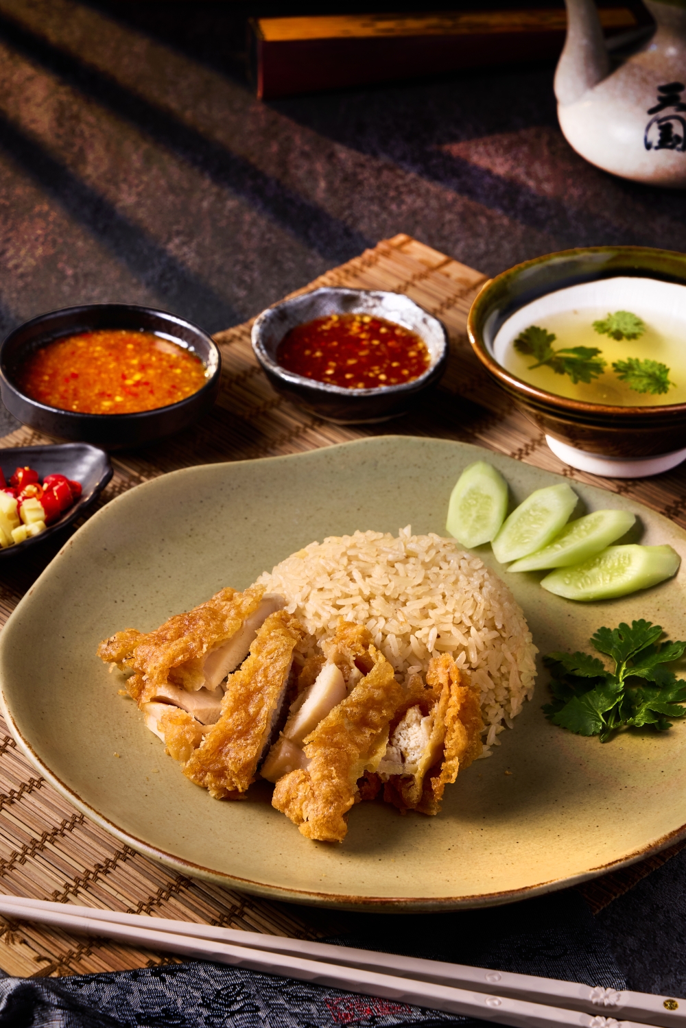 ข้าวมันไก่ทอด