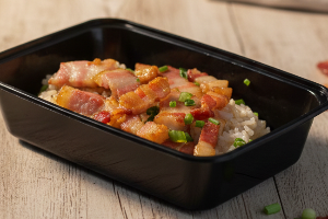 ข้าวผัดมันเบคอน