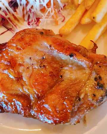 สเต็กไก่บาร์บีคิว