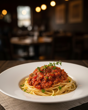 สปาเกตตี ผัดซอสมะเขือเทศทะเล