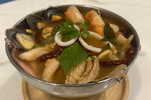 ต้มยำทะเลโบราณ (น้ำใส)