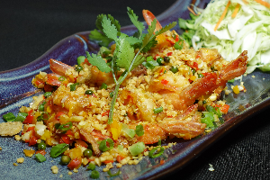 กุ้งผัดพริกเกลือ