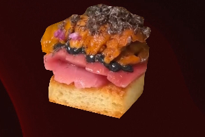 UNI TUNA ON TOAST TRUFFLE 