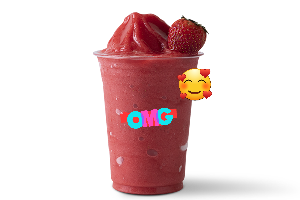 สตอร์เบอรี่ สมูทตี้ (แก้วใหญ่ 22 ออนซ์)