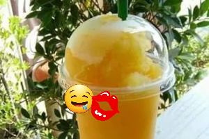 น้ำส้มแมนดาริน + โชกุน สมูทตี้ (แก้วใหญ่ 22 ออนซ์)