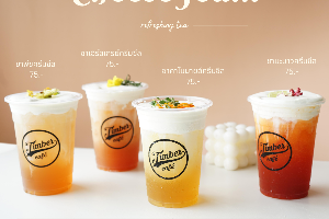 ชาพีชครีมชีส