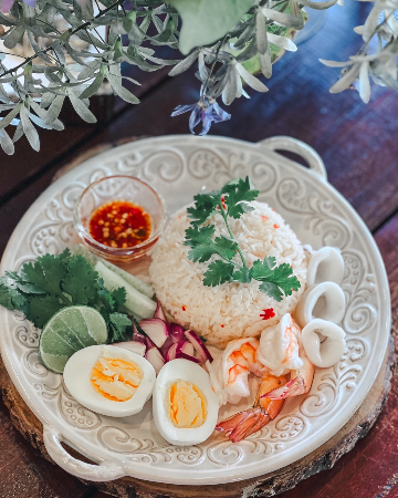 ข้าวคลุกพริกเกลือ Seafood