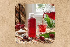 น้ำกระเจี๊ยบ - bunga roselle juice