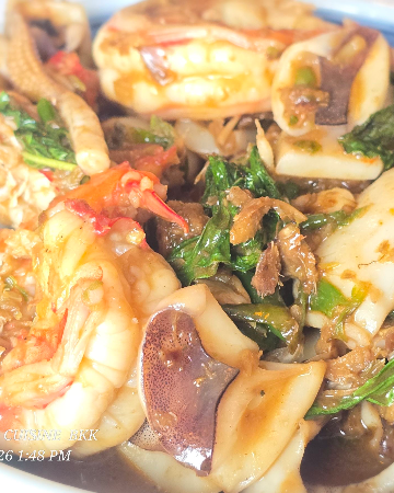 กะเพราทะเล (กับข้าว)