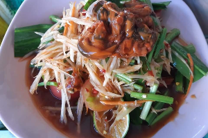 ตำหอยดอง