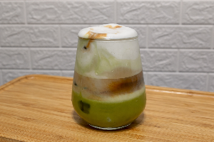Dirty Matcha Coffee Latte