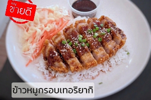 ข้าวหมูกรอบ เทอริยากิ