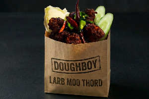 Larb Moo Thod Cheese