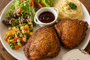 สเต็กไก่สมุนไพร