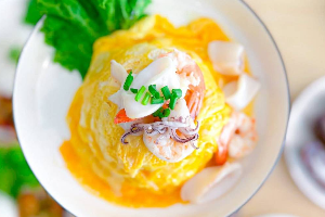 ข้าวไข่ข้น ทะเล