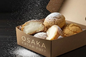 OSAKA CREAM PUFF กล่อง 4 ชิ้น 👍 เมนูขายดี