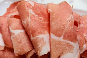 หมูสไลด์ (ใหญ่) 里脊大份 Sliced Pork Neck (L) 