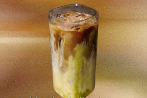 Matcha Coffee Latte 