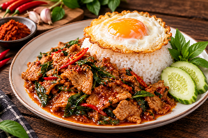 ผัดพริกแกงหมู