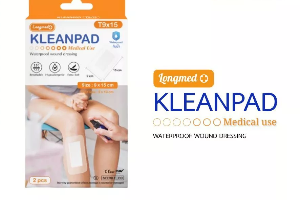 kleanpad พลาสเตอร์ปิดแผลกันน้ำ 9x15cm 2ชิ้น/กล่อง